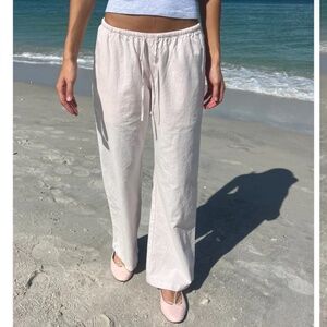 Brandy Melville Anastasia Pants - Peach